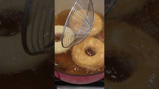 Making Krispy Kremes Original Kreme Filled Donut AT HOME shorts [upl. by Sousa]