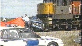 Horrific Eight Days On NZs Level Crossings TVNZ News 1996 [upl. by Aleunam]