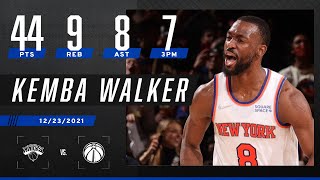 Kemba Walker’s 44 PTS not enough for Knicks vs Wizards [upl. by Marena176]