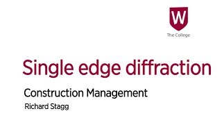 Single edge diffraction [upl. by Assenar45]