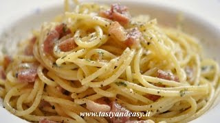 Recipe Spaghetti Carbonara [upl. by Ethelbert]