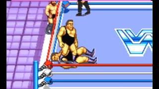 WWF Superstars Arcade Andre the Giant vs Andre w Million Dollar Man [upl. by Liatris]