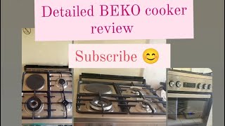 my NEW BEKO cooker honest REVIEW  2 gas 1 wok and 1 hot plate review beko [upl. by Vyky212]