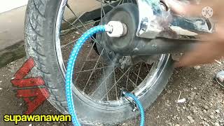 tire pump with motorcycle exhaust [upl. by Anna]