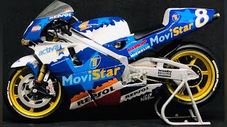 112 Minichamps Honda Nsr 500cc Carlos Checa 1998 Custom [upl. by Attennot897]