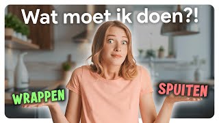 Keuken Wrappen vs Spuiten Wat is Beter [upl. by Esilram]