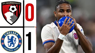 Bournemouth vs Chelsea 01  Christopher Nkunku Goal  Highlights  Premier League 202425 [upl. by Violante]