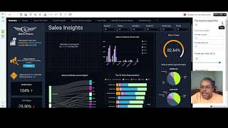 AWS quicksight  Dataviz com projeção FORECAST automático  Do início for beginners [upl. by Lyreb]