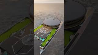 VNZ 144M MEGA Catamaran yacht catamaran design concept [upl. by Anyd]