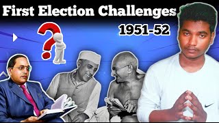 History of first Election of India in Hindi  UPSC Mains Examination  UPSC Mains Exam [upl. by Raynata725]