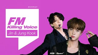 🎧 BTS Jin amp Jungkook Killing Voice  Best Harmonization amp Duet use headphone fanmade [upl. by Starbuck]