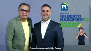 Gilberto Nascimento  part Silas Malafaia e Bolsonaro  PL  Vereador São PauloSP 2024  Inserção [upl. by Eusebio359]