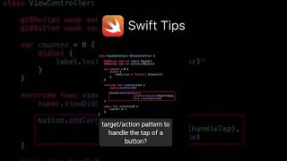 Swift Tips 2  UIButton’s new closurebased API [upl. by Allak]