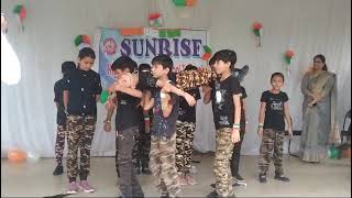 Patriotic Dance by Primary Students  Independence Day Celebration  15th August [upl. by Tamaru795]