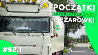 Początki Młodego Kierowcy Ciężarówki 521 Wyjazd po urlopie i naprawa auta po skoczku [upl. by Berkow389]