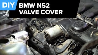 How to Replace the Valve Cover on a BMW N51N52N Engine [upl. by Eadnus]