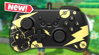 Nintendo Switch HORIPAD Mini Controller Pikachu Black amp Gold Edition Unboxing and Review [upl. by Arlena]