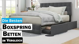 Besten Boxspring Betten im Vergleich  Top 5 Boxspring Betten Test [upl. by Blayze]