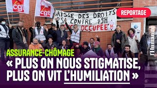 Assurancechômage  des militants CGT occupent une agence France Travail [upl. by Siderf]