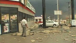 Extreme Wind Video  Derecho Downburst in Hudson Oaks Texas [upl. by Monreal260]