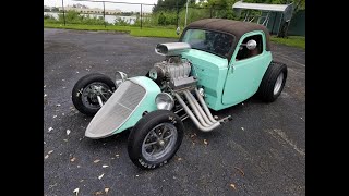 1948 Fiat Topolino Pro Street Drag Show Car SOLD✔ [upl. by Irotal]