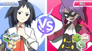 Cheren vs Will  Pokemon Battle Exhibition Match [upl. by Mcnully]