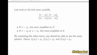 Lagrange Interpolation [upl. by Anilys]