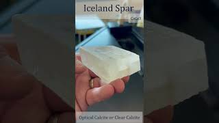 Discussing Minerals Iceland Spar minerals [upl. by Ettelracs]