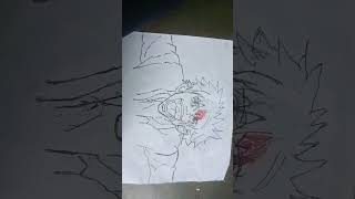 gojo laugh smooth drawing 👿😈😈😈😈😈😈😈👿😈😈👿😈 [upl. by Gresham959]