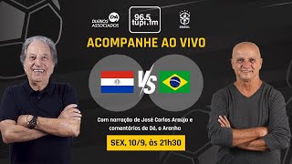 PARAGUAI 1 x 0 BRASIL  Eliminatórias  8ª rodada  10092024  AO VIVO [upl. by Anahpos]