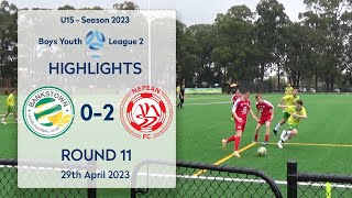 HIGHLIGHTS 29042023  Bankstown 02 Nepean  U15 Round 11 [upl. by Ardekahs154]