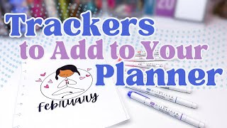 Trackers to Add to Your February 2024 Planner  Habit Trackers Mood Trackers  More [upl. by Dinan868]