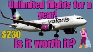 Unlimited flights with Volaris for the whole Year foryou travel mexico [upl. by Claresta]