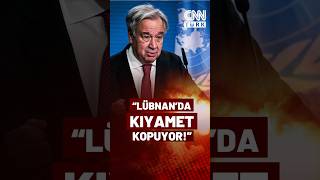 Birleşmiş Milletler Genel Sekreteri Guterresten quotLübnanquot Uyarısı Lübnanda Kıyamet Kopuyor [upl. by Zetneuq]