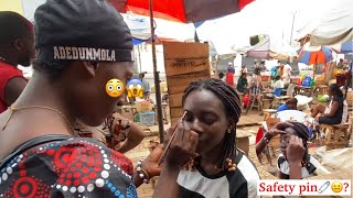 THIS MAKEUP ARTIST USED SAFETY PIN 🧷 NEAR MY EYES😳😱NEVER AGAIN I DID MY MAKEUP IN NIGERIA ASMR [upl. by Gorey]