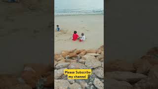 Kids Playing at Beach [upl. by Neibaf]