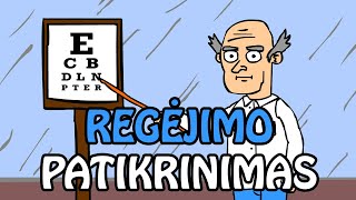 Regėjimo Patikrinimas  Animacinis Anekdotas [upl. by Leinoto]