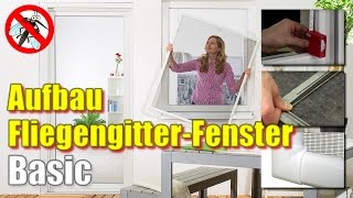 Fliegengitter Fenster BASIC MontageVideo [upl. by Margie]