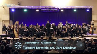 Divertimento for Orchestra – 5 Turkey Trot  Leonard Bernstein Arr Clare Grundman [upl. by Gurney]