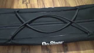 On Stage SSB6500 Speaker And Microphone Stand Bag Review [upl. by Suez]