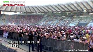 EROS RAMAZZOTTI INTERNATIONAL Backstage Roma Official [upl. by Aivitnahs707]