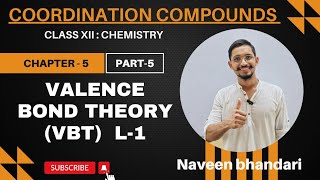 Coordination compounds 05  Valence bond theory VBT chemistry class 12th [upl. by Uno]