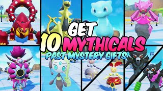 Get ALL 10 Shiny amp past Mystery Gift Mythical Pokemon NOW in Scarlet Violet [upl. by Meerak]