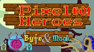 Lets Play Pixel Heroes 100 01 Ein stark verpixeltes Abenteuer [upl. by Iniffit]