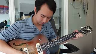 Godin 5th Ave TL Vintage Burst overview  demo  super light comfortable beautiful guitar [upl. by Lybis941]