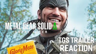 Metal Gear Solid Delta Snake Eater  NEW TGS TRAILER REACTION [upl. by Kimon]