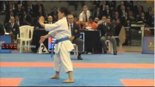 PKF Female Kata FINAL 2014  Maria Dimitrova vs Sakura Kokumai [upl. by Anaujik]