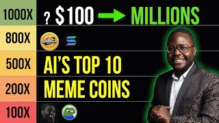 🤑Make MILLIONS Now AIs Top 10 Meme Coins Exposed 🚀 [upl. by Eniamej]