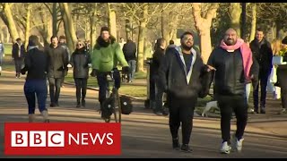 UK government warns public to “follow the rules” as calls grow for tougher lockdown  BBC News [upl. by Maighdiln145]