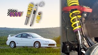 Integra Type R  KW V3 coilovers  POV [upl. by Matthias225]